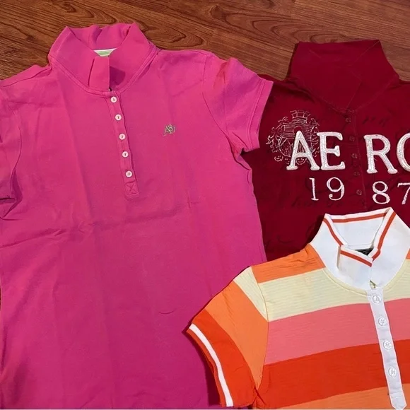 Bundle 4pcs Women's Polo Shirts - Picture 2 of 7